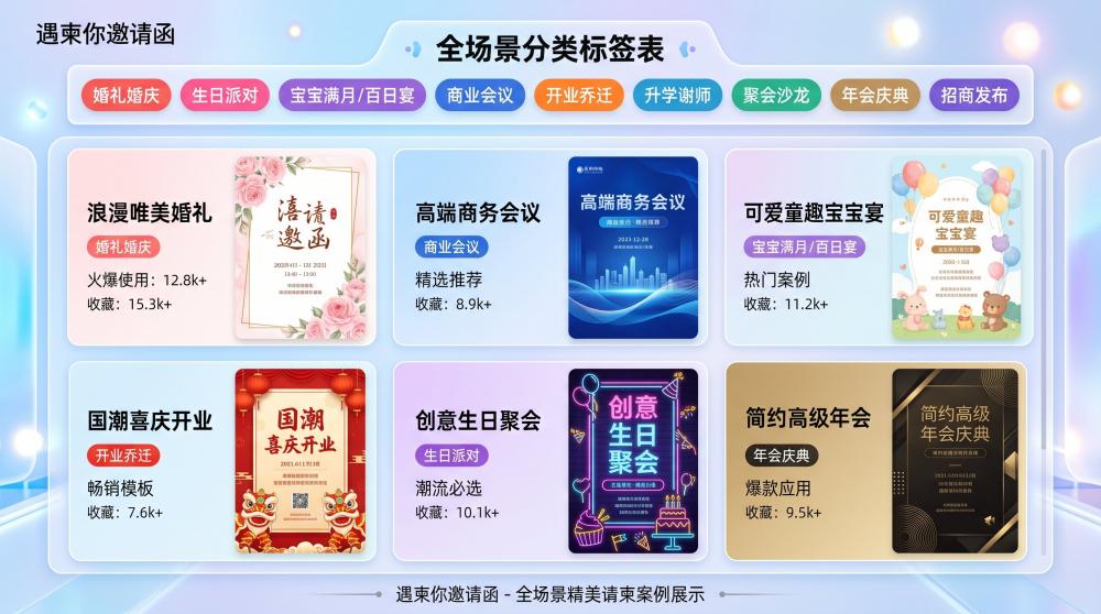 轻奢风请柬封神✨高端不廉价，电子请柬天花板级选择太香了